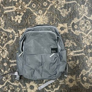 Lululemon light gray backpack